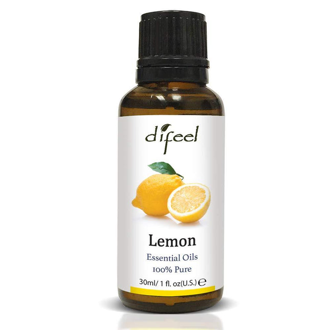 Difeel 100% Pure Essential Oil - Lemon Oil 1 oz. (Pack of 2) by difeel - find your natural beauty