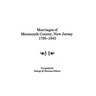 Marriages of Monmouth County, New Jersey, 1795-1843