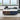 Modern Navy Blue Coffee Table with 2 Glass Door Storage, 4 Drawers, Gold Metal Legs, and Multi-Color Lighting in 47.2''