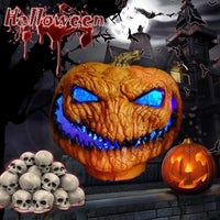 Evil pumpkin Halloween Party Lamp by Blak Hom