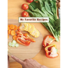Low Vision Recipe Book: My Favorite Recipes: Personal Cookbook with Large Print and Bold Lines on White Paper for Visually Impaired