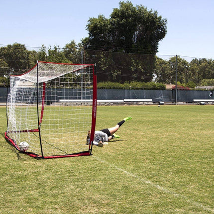 Portable 12x6 Soccer Goal - Bow Style Net by Jupiter Gear