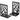 1 Pair Metal Fashion Bookends Bookends for Shelves Metal Bookend Supports for Shelves and Desk