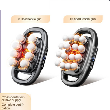 Cross-border Exclusive 16-Head Muscle Gun Multi-Head Strong Power Deep Tissue Massage English Version