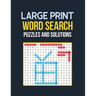 Large Print Word Search Puzzle and Solutions: Word Search Book Challenging and Fun Puzzles for Seniors, Brian Game Book for Seniors in This Christmas