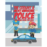 The Coolest & Most Awesome Police Coloring Book For Kids: 25 Fun Designs For Boys And Girls - Perfect For Young Children Preschool Elementary Toddlers