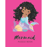 Mermaid Puzzle Book: Connect The Dots Puzzles - 30 Pages - Paperback - Made In USA - Size 8.5 x 11