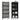 5-Tier Kitchen Baker's Rack with Flip-up PC Doors-Black