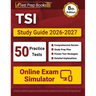 TSI Study Guide 2026-2027: 50 Full-Length Practice Tests + Online Exam Simulator + TSI Test Prep Book for Texas [8th Edition]