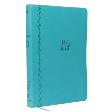 KJV, Value Thinline Bible, Compact, Imitation Leather, Blue, Red Letter Edition