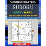 SUDOKU Easy - Hard - 200 PUZZLES WITH SOLUTION: Volume 1