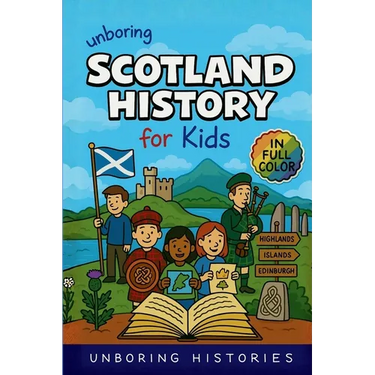 Unboring Scotland History for Kids: Funny, Fascinating Guide to Scotland's History, Castles, Clans, and Wild True Stories You Won't Believe Are Real