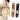 6-Piece: Hat Clip for Summer Travel on Bag Luggage PU Leather Hat