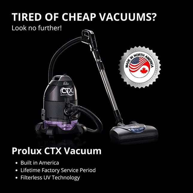 Prolux CTX PRO Water Filtration Bagless Canister Vacuum Cleaner by Prolux Cleaners