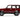 Land Rover Range Rover Classic LSE RHD (Right Hand Drive) Red with Sunroof with Extra Wheels 1/64 Diecast Model Car by BM Creations
