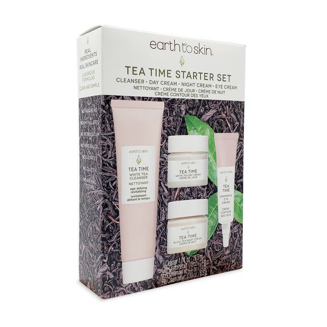 Tea Time Starter Skin Care Set by EarthToSkin