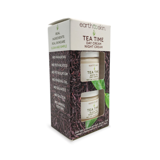 Tea Time Mini Day & and Night Cream Duo by EarthToSkin