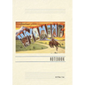 Vintage Lined Notebook Greetings from Wyoming