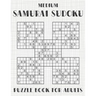 Samurai Sudoku Puzzle Book for Adults - Medium: 500 Normal Sudoku Puzzles Overlapping into 100 Samurai Style