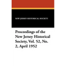 Proceedings of the New Jersey Historical Society, Vol. 52, No. 2, April 1952