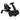 6V Kids Ride on Drift Car with 360° Spin and 2 Adjustable Heights-Black
