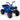 6V Kids Ride On Electric ATV with LED Headlights and MP3 Player-Blue