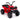 6V Kids Ride On Electric ATV with LED Headlights and MP3 Player-Red