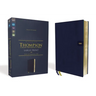 Niv, Thompson Chain-Reference Bible, Large Print, Leathersoft, Navy, Red Letter, Comfort Print
