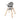 6 in 1 Convertible Highchair with Safety Harness and Removable Tray-Gray