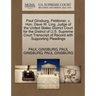 Paul Ginsburg, Petitioner, v. Hon. Dave W. Ling, Judge of the United States District Court for the District of U.S. Supreme Court Transcript of Record
