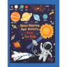 Space Coloring and Activity Book For Kids Ages 4-9: Coloring, Mazes, Dot to Dot, Puzzles and More! 53 Unique Designs.