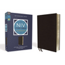NIV Study Bible, Fully Revised Edition, Bonded Leather, Black, Red Letter, Comfort Print