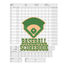 Baseball Scorebook: 100 Scoring Sheets For Baseball and Softball Games, Glover's Scorebooks, Large (8.5X 11)