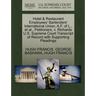 Hotel & Restaurant Employees' Bartenders' International Union, A.F. of L., Et Al., Petitioners, V. Richards U.S. Supreme Court Transcript of Record wi