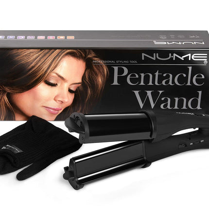 NuMe Pentacle 2-In-1 Curling Wand And Deep Waver by NuMe