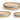 Round Woven Bamboo Tray with Galvanized Metal Accent (Set of 3)