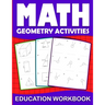 Math education workbook geometry activities: Maths Practice geometry Problem Daily Exercises in Angle circle, length of the rectangles... to improve g