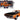 1970 Plymouth Cuda Orange with Black Hood and Stripes 1/25 Diecast Model Car by New Ray