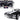 1970 Chevrolet El Camino SS Black with White Stripes "Muscle Car Collection" 1/25 Diecast Model Car by New Ray