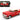 1955 Chevrolet Bel Air Convertible Soft Top Red 1/18 Diecast Car Model by Motormax