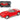 1967 Chevrolet Corvette Convertible Red 1/24 Diecast Model Car by Motormax