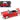 1957 Chevrolet Bel Air Red with White Top 1/24 Diecast Model Car by Motormax