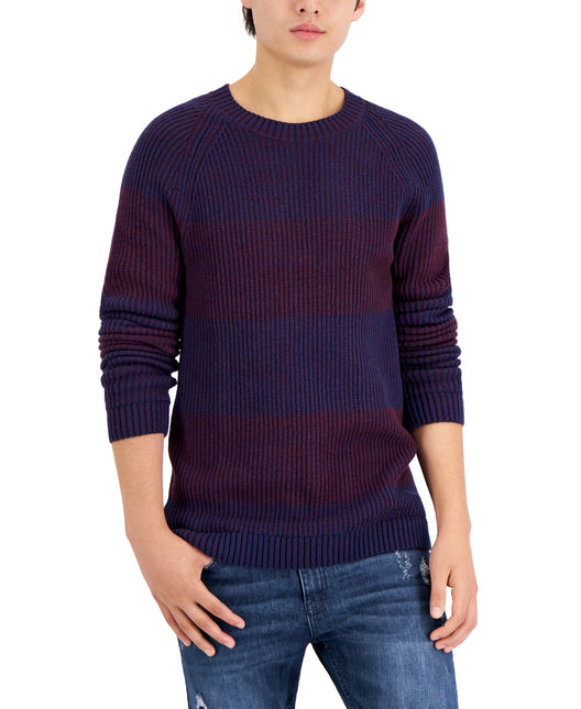 INC International Concepts Men's Plaited Crewneck Sweater Blue Size XX-Large by Steals