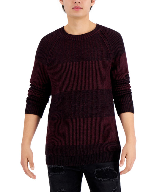 INC International Concepts Men's Plaited Crewneck Sweater Red Size XX-Large by Steals
