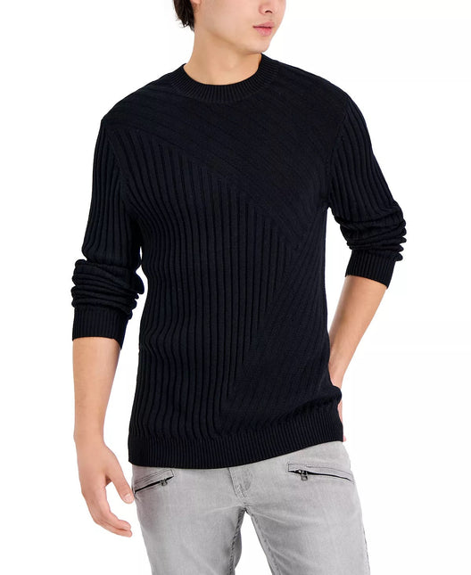 INC International Concepts Men's Tucker Crewneck Sweater Black Size X-Large by Steals