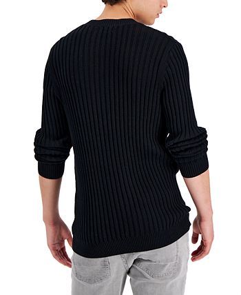 INC International Concepts Men's Tucker Crewneck Sweater Black Size X-Large by Steals