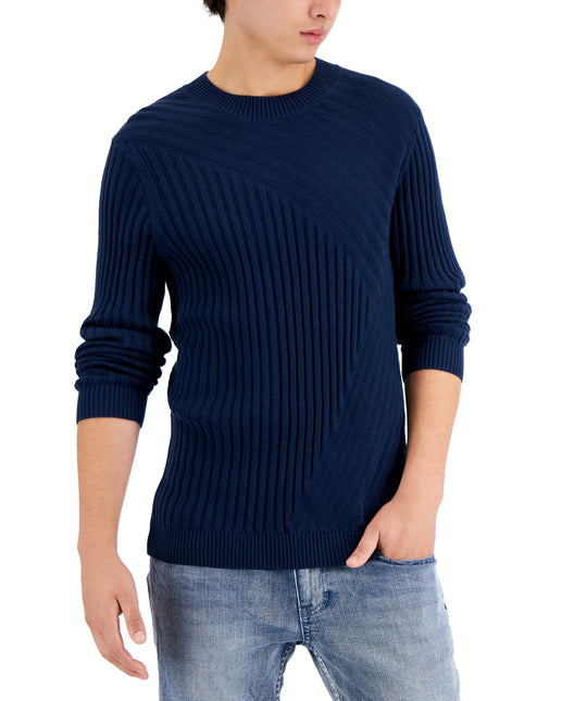 INC International Concepts Men's Tucker Crewneck Sweater Blue Size Small by Steals