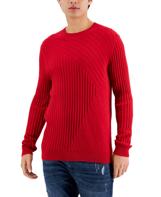 INC International Concepts Men's Tucker Crewneck Sweater Red Size X-Large by Steals