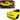 2018 Dodge Challenger SRT Hellcat Widebody Yellow 1/24 Diecast Model Car by Motormax