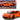 2020 Chevrolet Corvette C8 Stingray Orange "Timeless Legends" 1/24 Diecast Model Car by Motormax